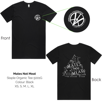 Mates Not Meat / Liberation Cooperative Tee 2026