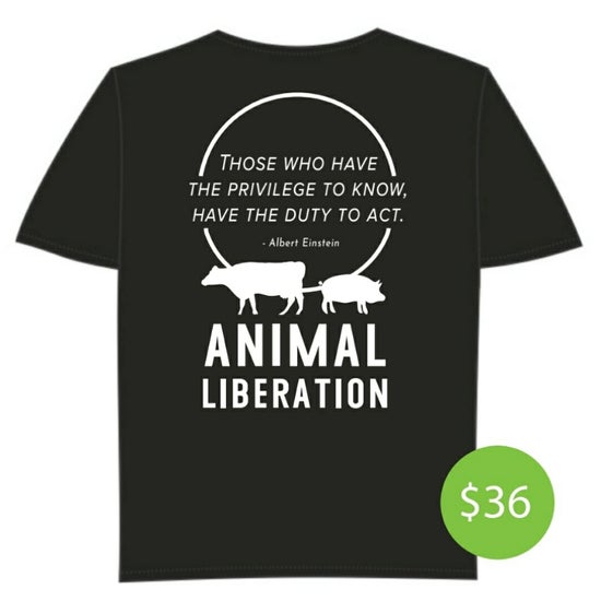 Animal Liberation T-Shirt (circle design)