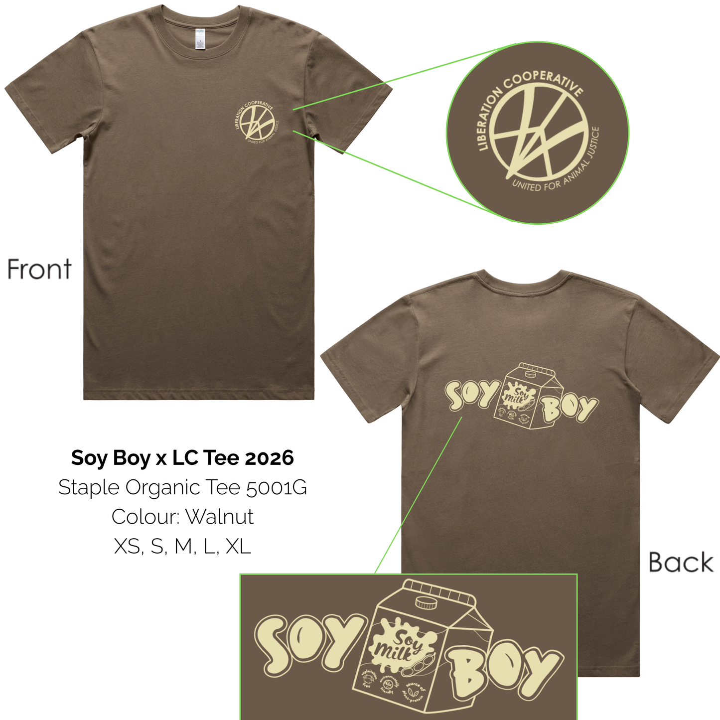 Soy Boy / Liberation Cooperative Tee 2026