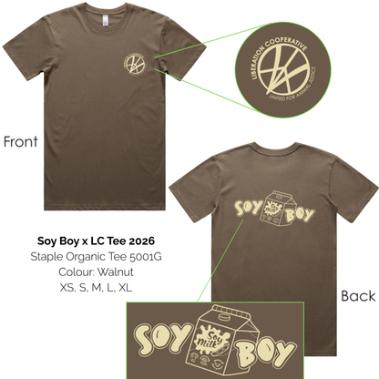 Soy Boy / Liberation Cooperative Tee 2026